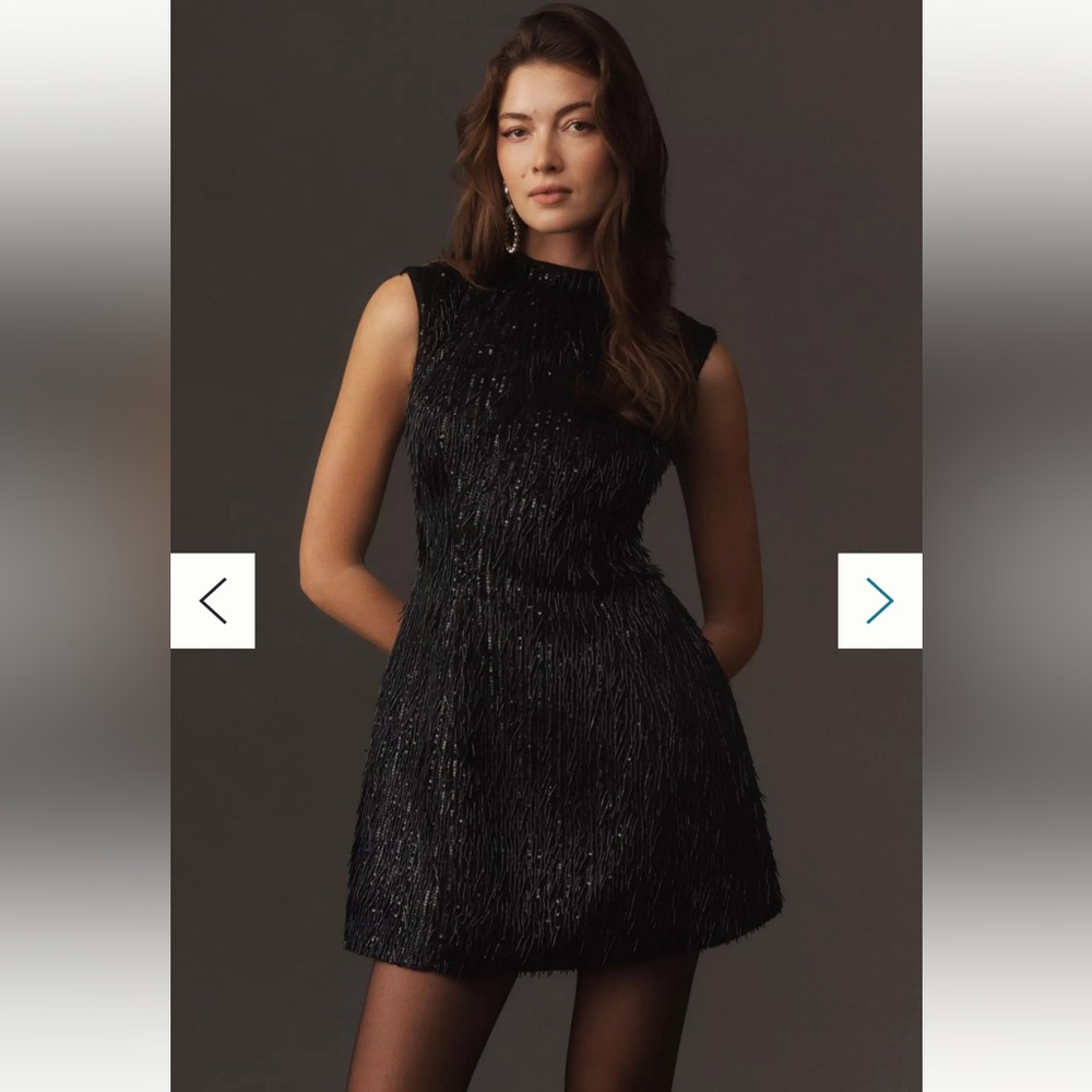 Bardot Christa Hourglass Beaded Mini Dress
